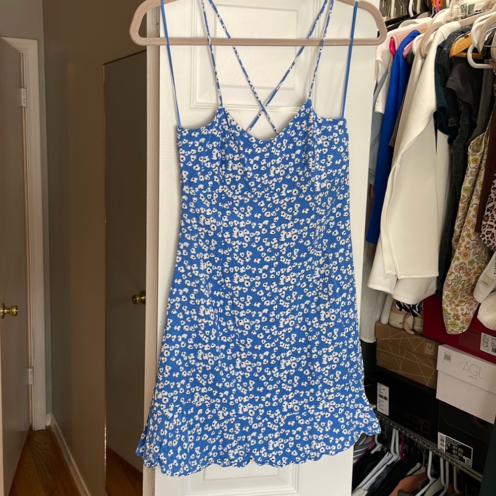 Zara Mini Floral Dress - Small